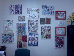 Abstract art collection