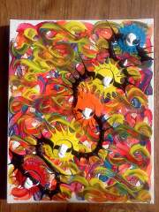 Colourful abstract art