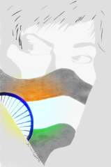 Indian Flag Filter Focused