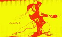 Kunfu Girl Red Yellow
