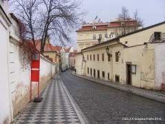 Uličky pod Petřínem Praha