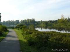 Praha,Vltava v Troji