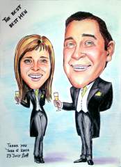 best Man caricature Big
