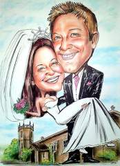 wedding Caricature 13Big