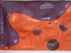 "Narmada -6" acrylic on canvas painting