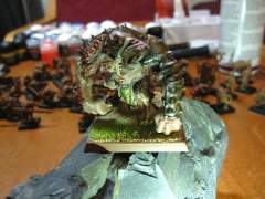 Flourescent green Rat Ogre miniature
