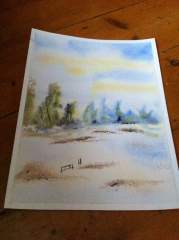 Landscape with trees