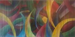 abstract 100x50cm