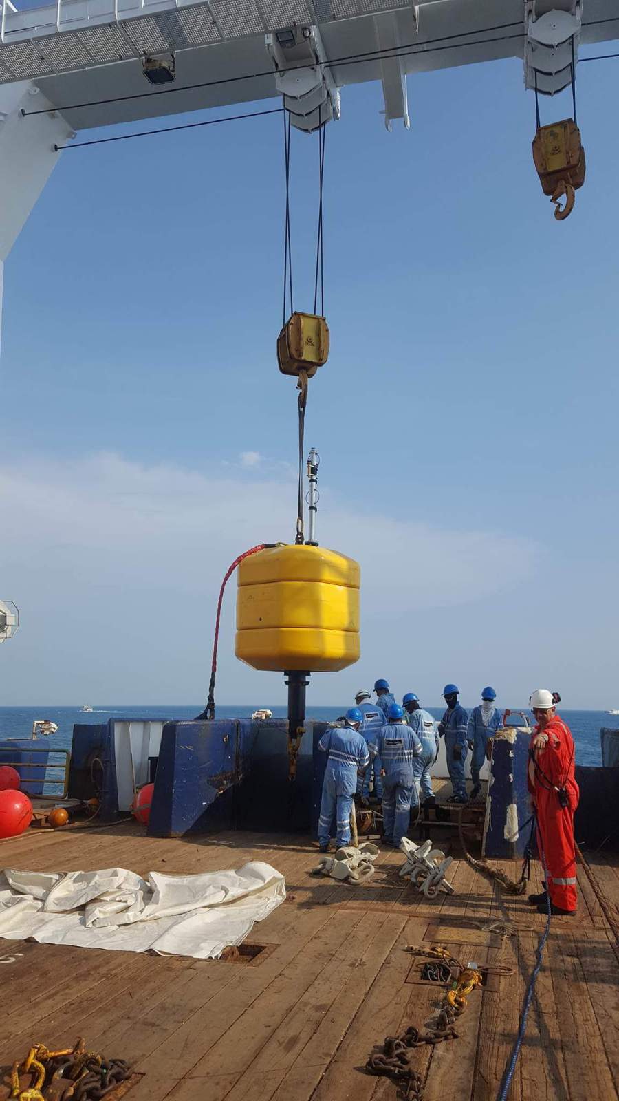 Mini-modular Cable Buoy on board Cable Retriever