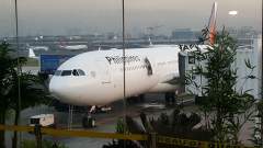 Philippines Airlines aircraft at NAIA Terminal 2, Manila