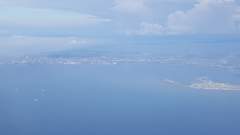 Sangley Point, Cavite and Manila Bay from the air