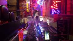 Rain stops play in Soi Cowboy - outside, at least!