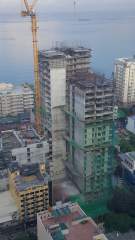 Construction ongoing at La Nobleza Terrazas in Ermita, Manila