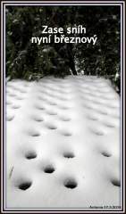 Zase sníh nyní březnový