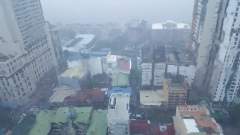 Ermita during a heavy downpour