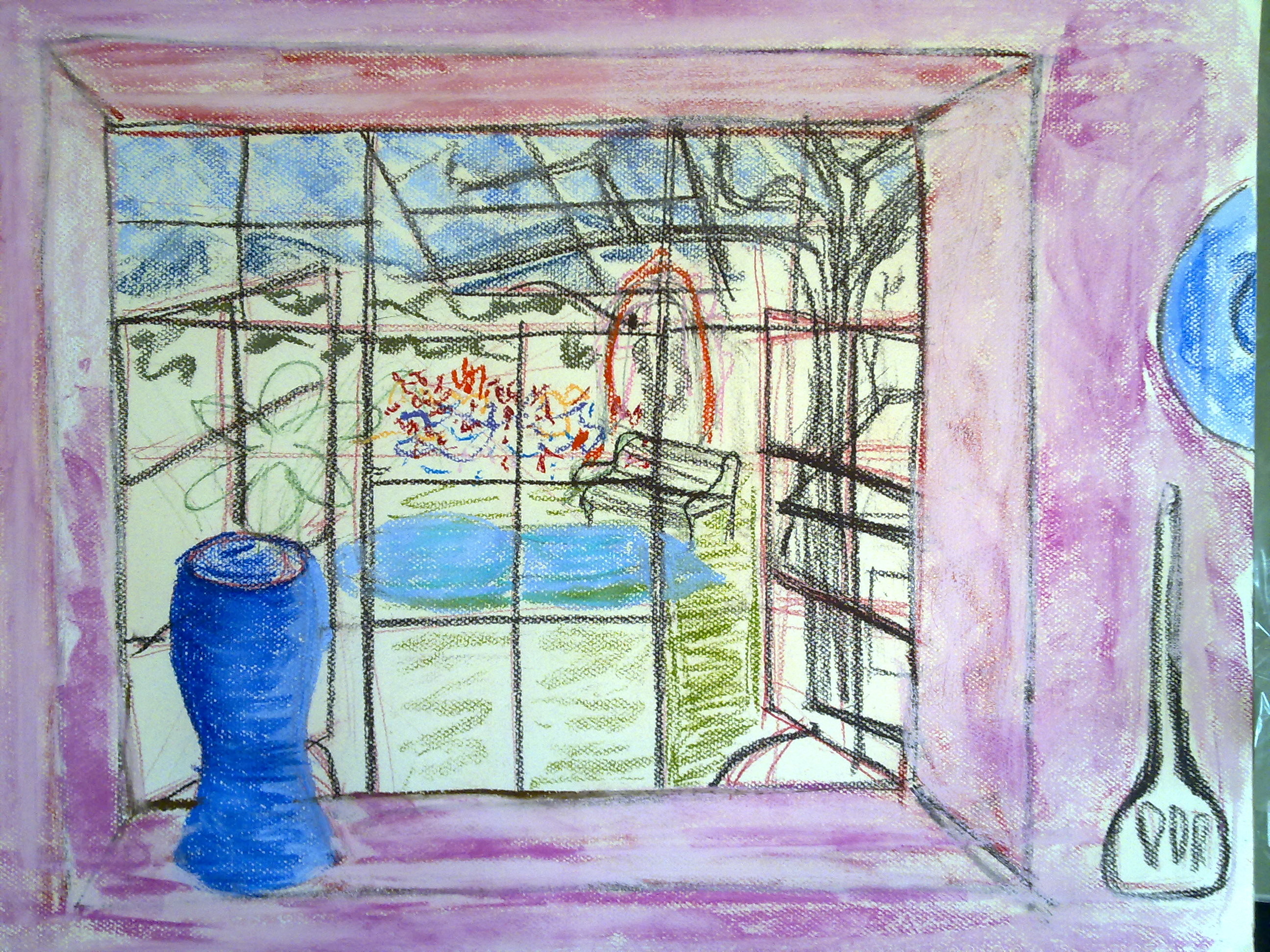 A blank sheet of paper springs to life with something from my imagination!