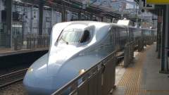 Another so-called "Bullet Train" on the Shinkansen at Kokura