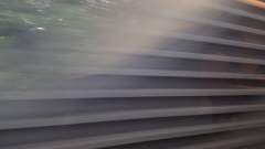 Wizzing along in the Shinkansen - at 300km/h!