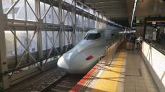 N-700 JR Western Japan Shinkansen "Bullet Train" Hakata, Northern Kyushu