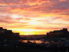 Sunrise over Basingstoke