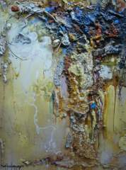 Mixed media abstract art by Mike Herrera
