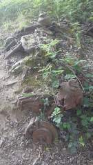 Remains of an old car