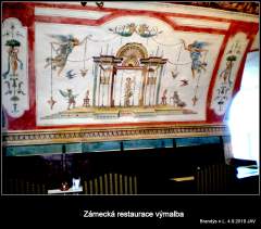 Zámecká restaurace výmalba