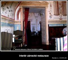 Zámecká restaurace Wiener s Schnitzlem a salátem