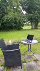 Summertime garden in Denmark