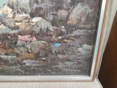 Mike Herrera painting - signature