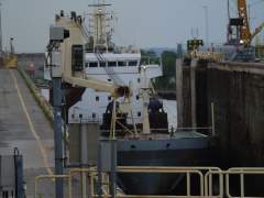 OSLO BULK 3 entering Welland Canal Lock 7