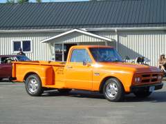 Beautiful 60's Chevy pick up truck.