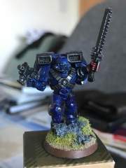 Crimson Fists Assault Marine