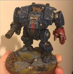 Crimson Fists Primaris Redemptor Dreadnaught