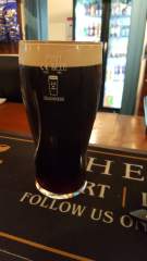 Draught Guinness at the Royal Oak in Hollywater