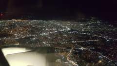 Nice view of Manila from the air on a clear December night