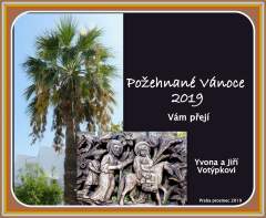 Vám přejí Požehnané Vánoce - Wishing you a blessed Christmas in 2019!