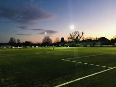 Sunset over Alton Town FC