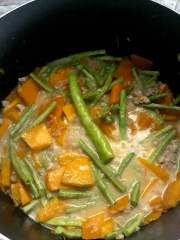 Ginataang Kalabasa at Sitaw