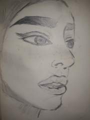 Side Face sketch