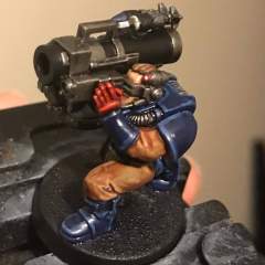 Crimson Fists Scout with Missile Launcher