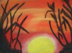 Orange Sky Sun