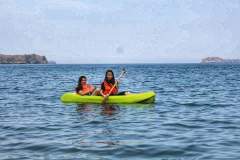Sea kayaking off the beach at Nasugbu