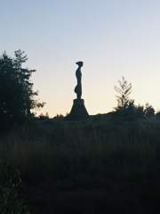 A Hogmoor Inclosure Sentinel stands guard against the growing dusk.
