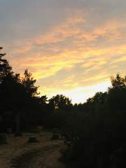 Sunset over the Roman Gate, Hogmoor Inclosure