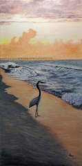 Heron at Sunset