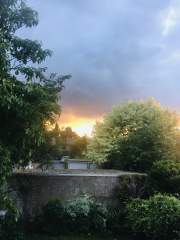 Sunset from our house