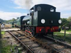 15:55 departure from Havenstreet to Smallbrook Jct.