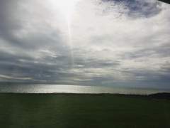 Sun and Cloud over the English Channel