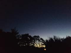 International Space Station and Delta Airlines Flight DL82 Atlanta - Paris CDG